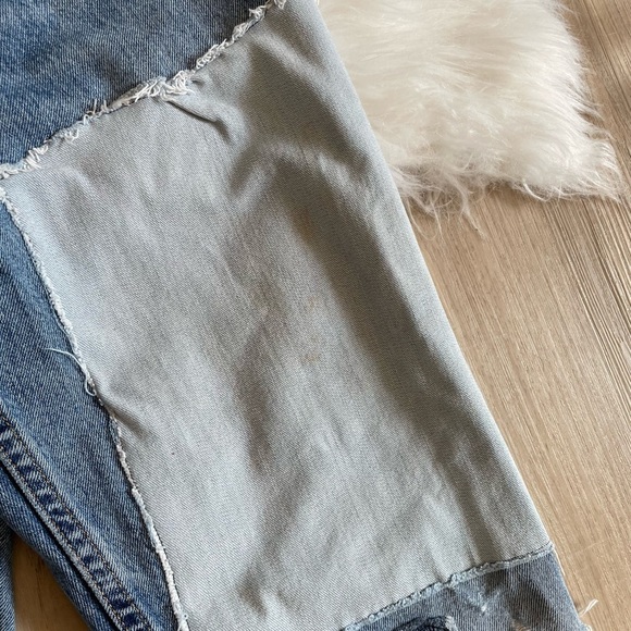 Levi’s Patchwork Straight Leg Jeans - Picture 7 of 16